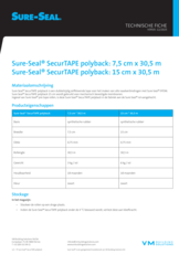 Sure-Seal SecurTAPE polyback - TF
